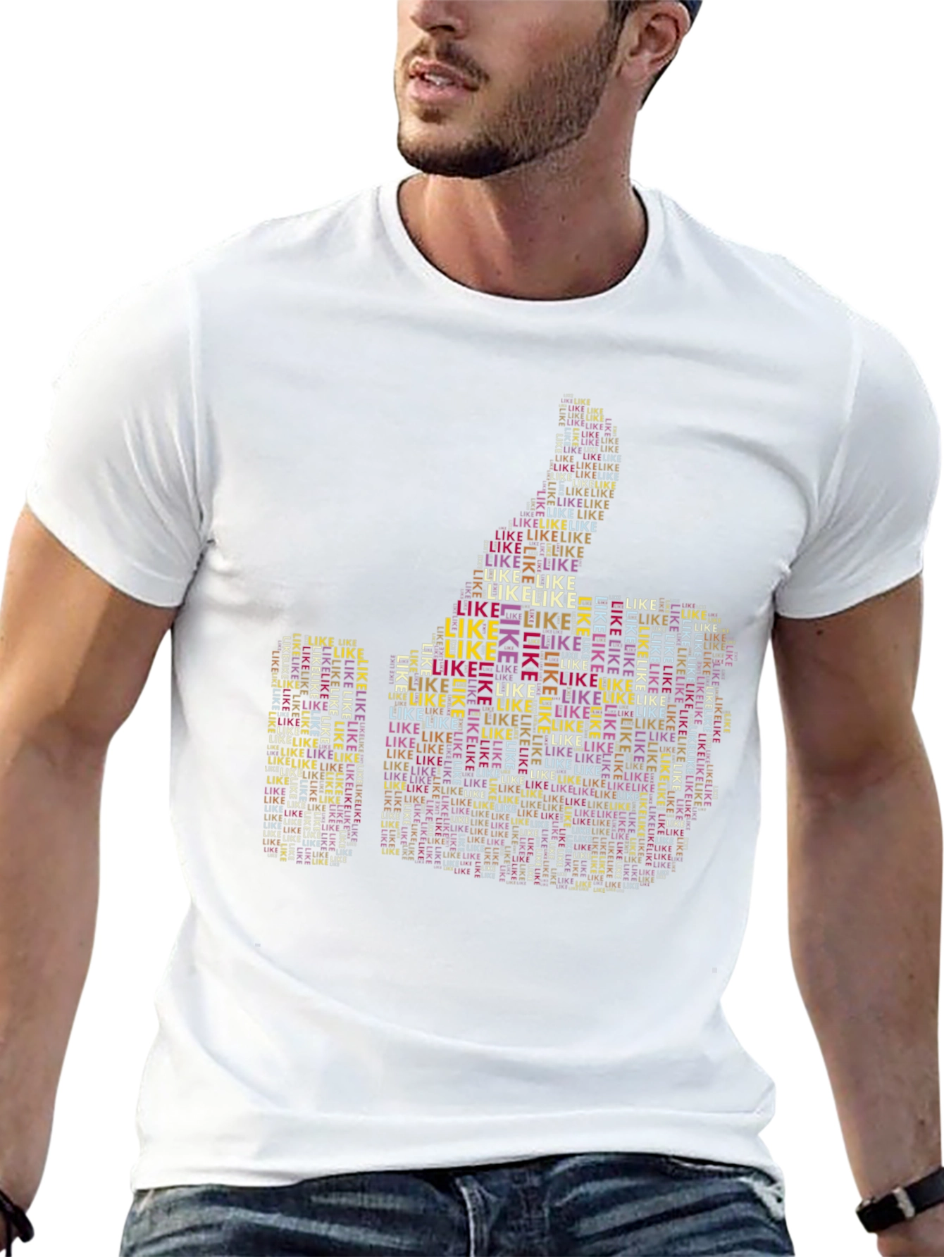Thumbs Up Word Art T-Shirt