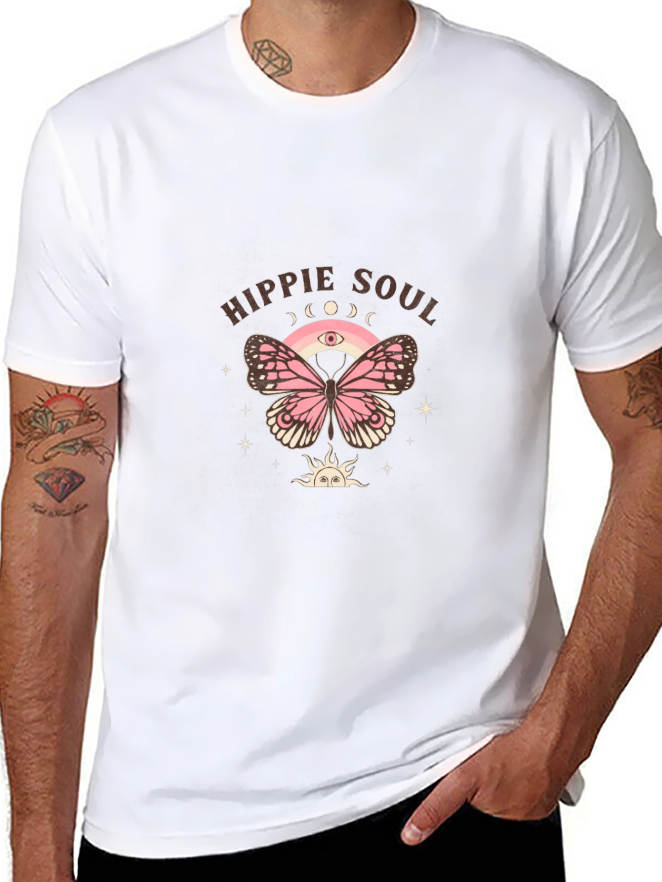 Hippie Soul Butterfly Graphic Tee