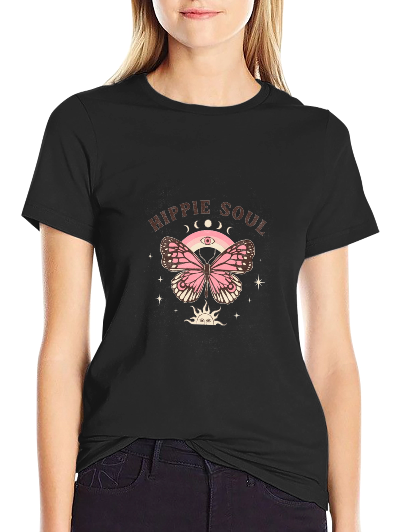 Hippie Soul Butterfly Graphic Tee