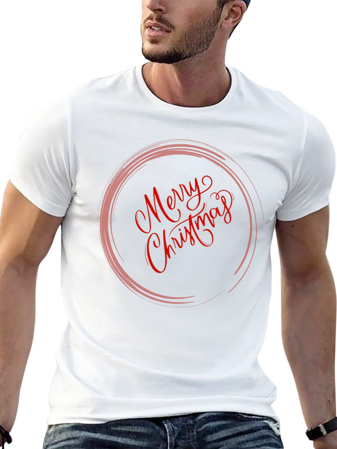 Merry Christmas Graphic T-Shirt - Holiday Apparel