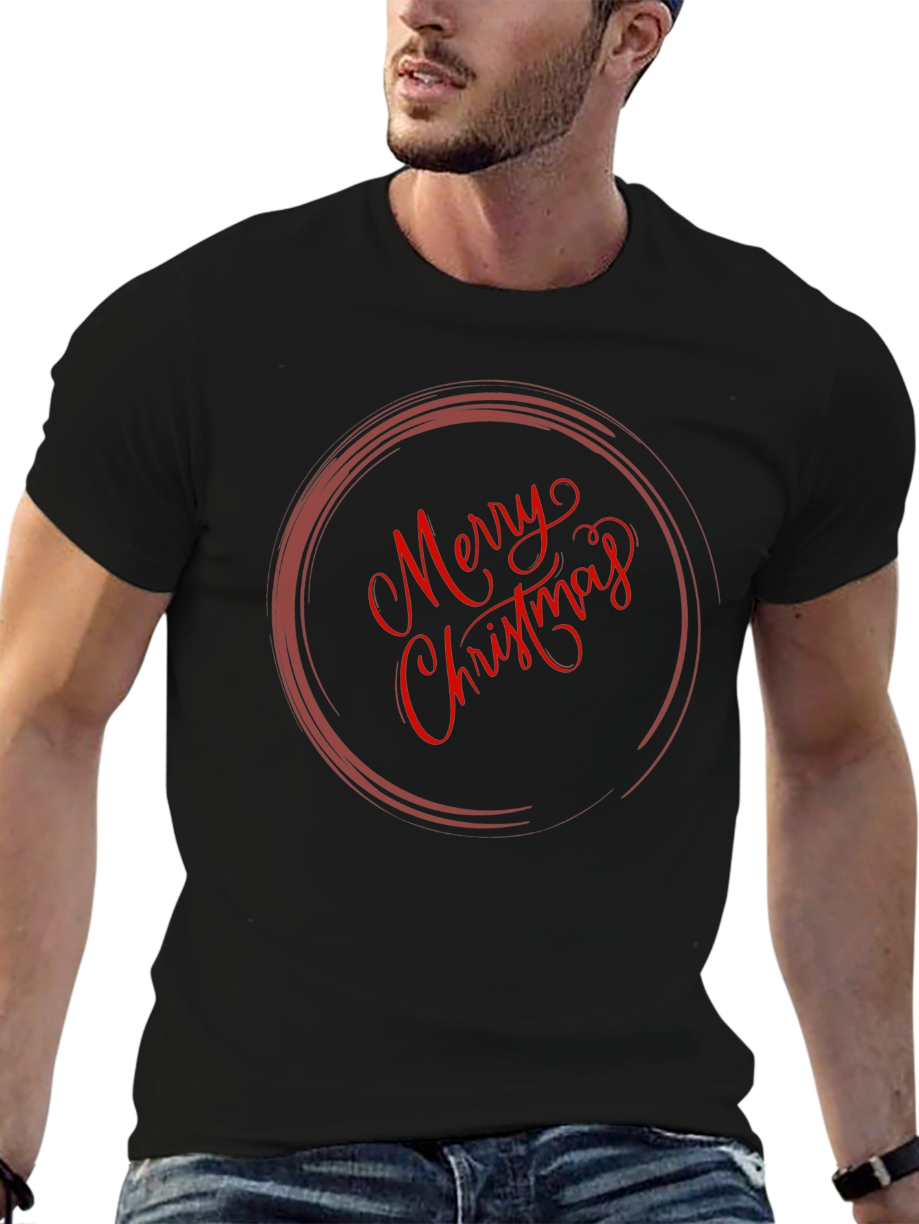 Merry Christmas Graphic T-Shirt - Holiday Apparel