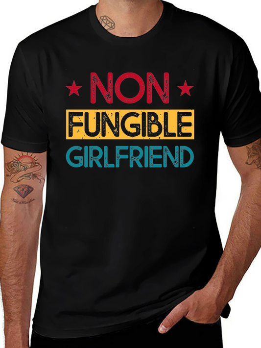 Non Fungible Girlfriend Tee - Unique NFT Design