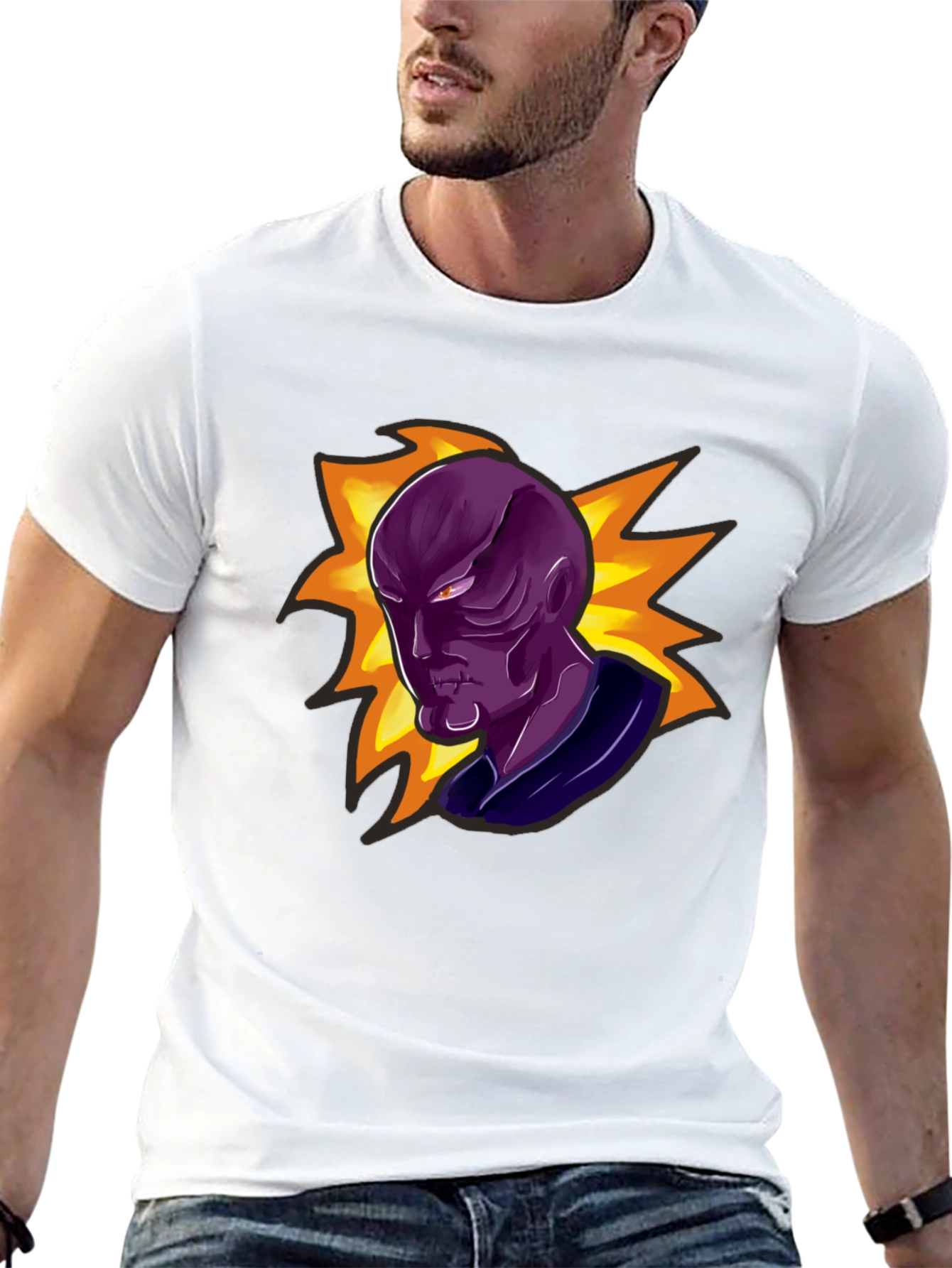 Mystic Purple Alien Graphic Tee