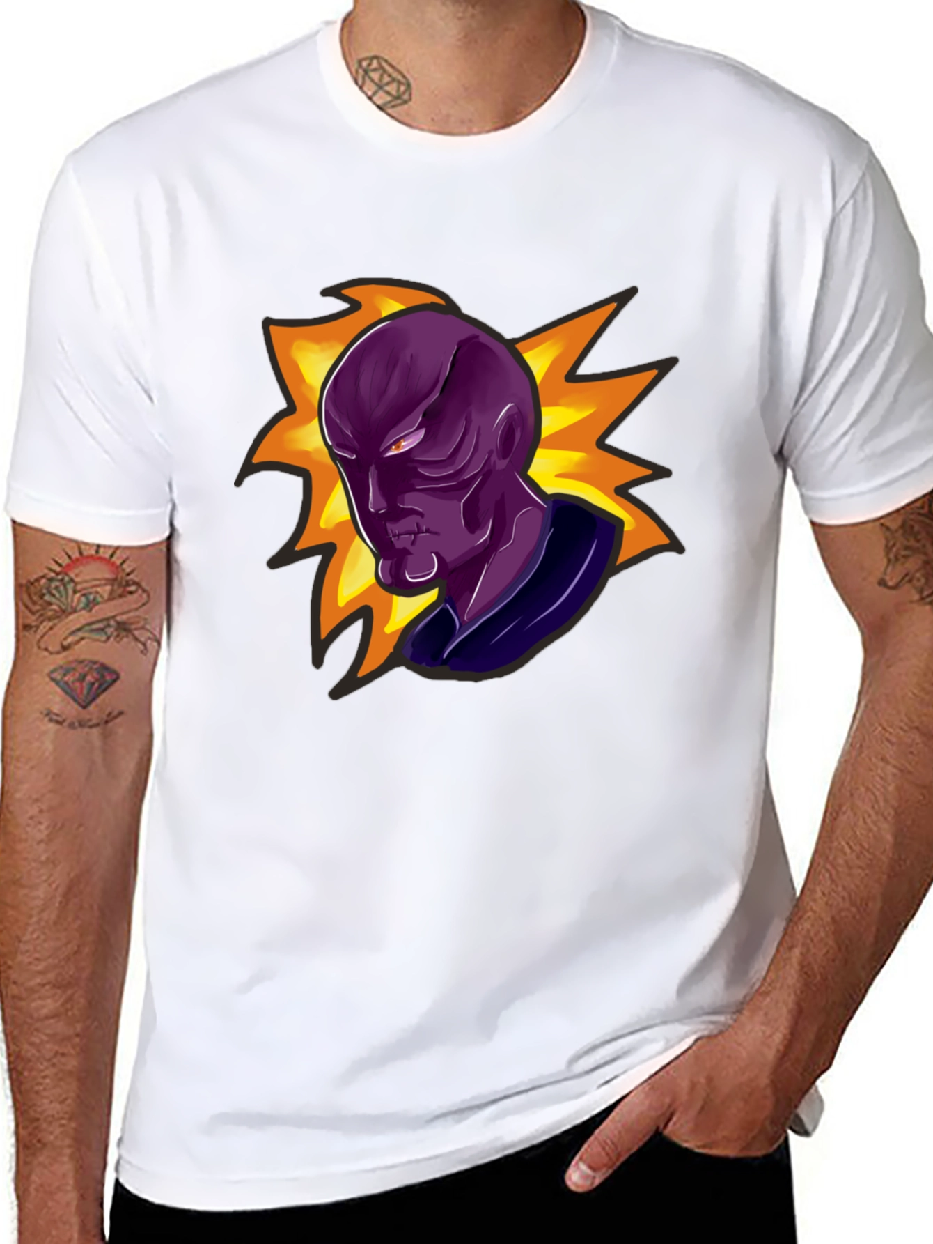 Mystic Purple Alien Graphic Tee