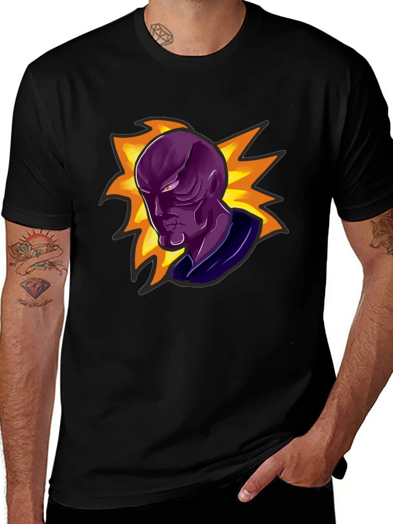 Mystic Purple Alien Graphic Tee
