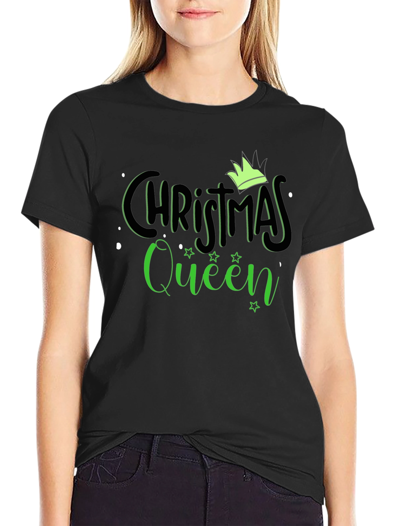 Christmas Queen T-Shirt - Festive Holiday Apparel