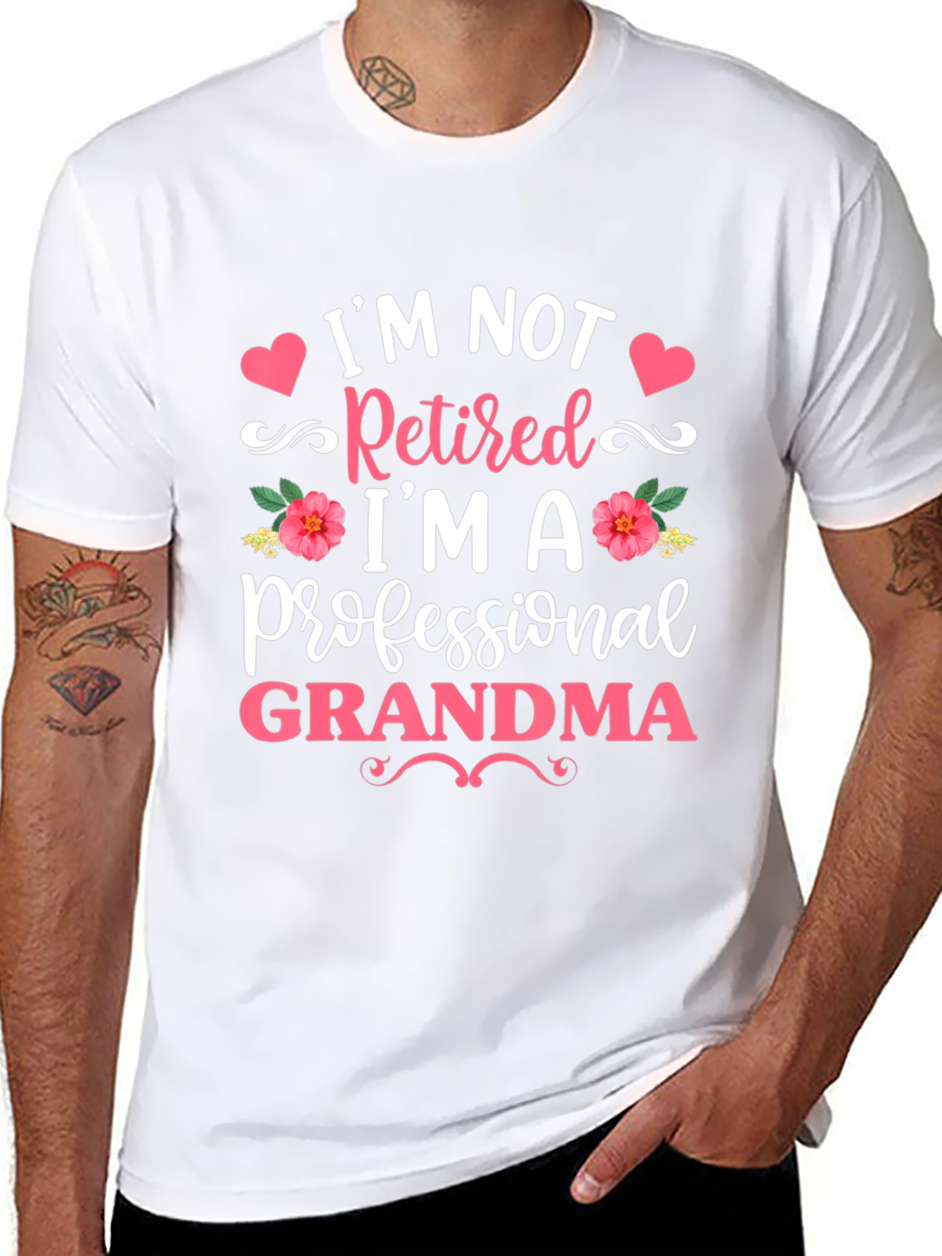 Professional Grandma Black T-Shirt