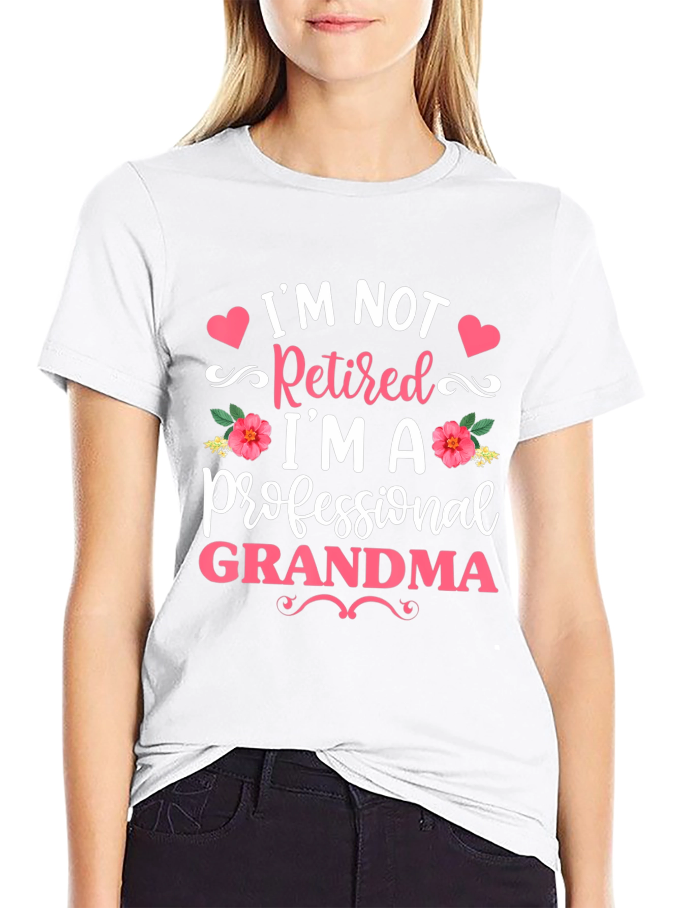Professional Grandma Black T-Shirt