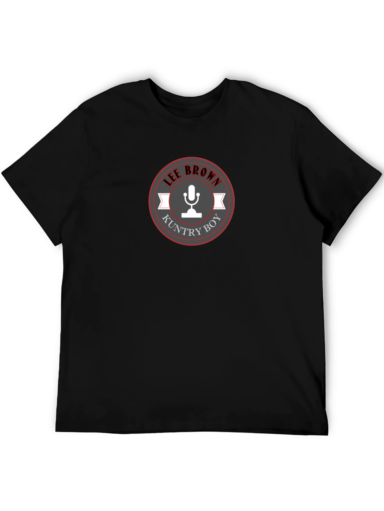 Lee Brown Kuntry Boy Black T-Shirt