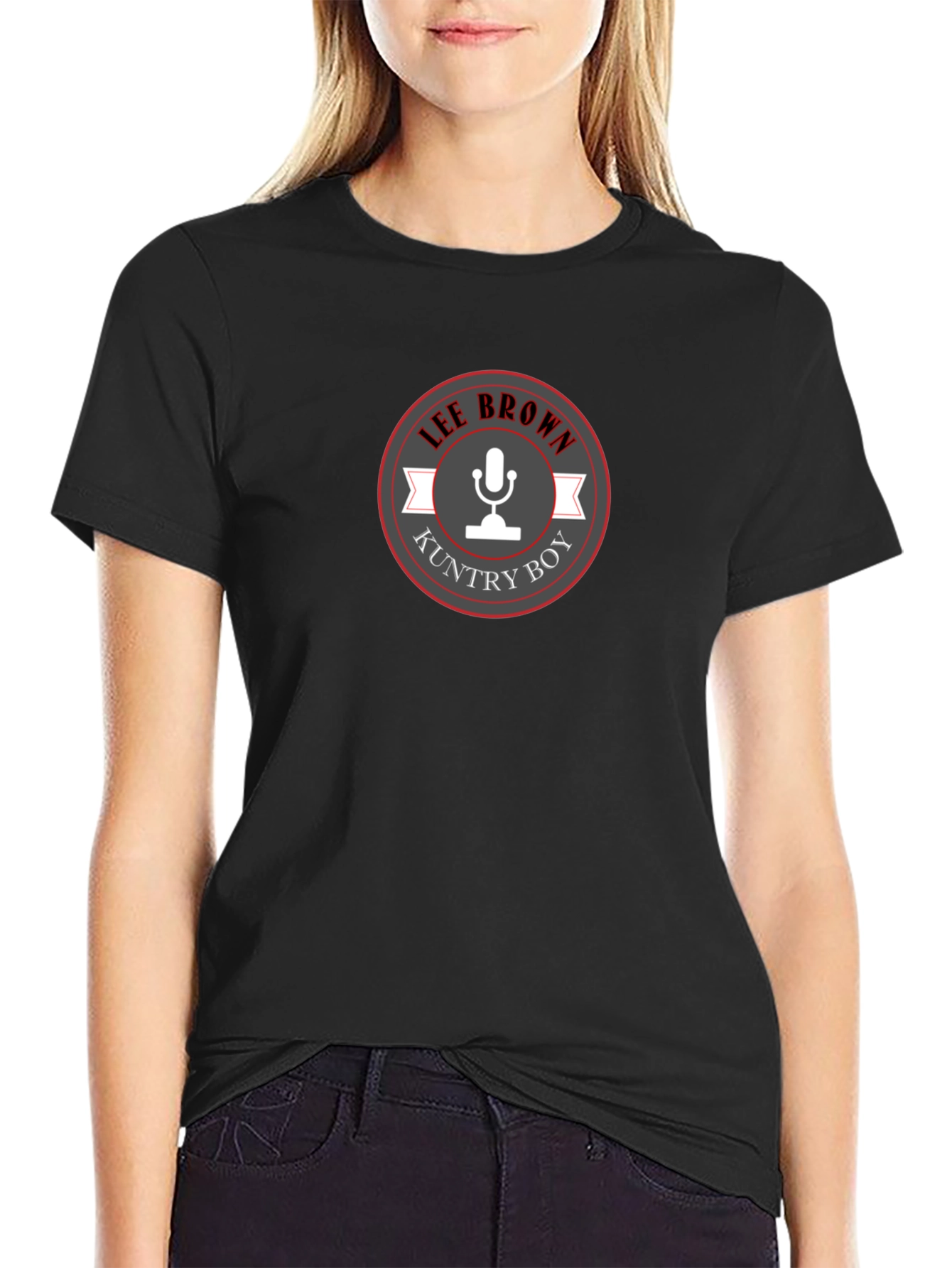 Lee Brown Kuntry Boy Black T-Shirt