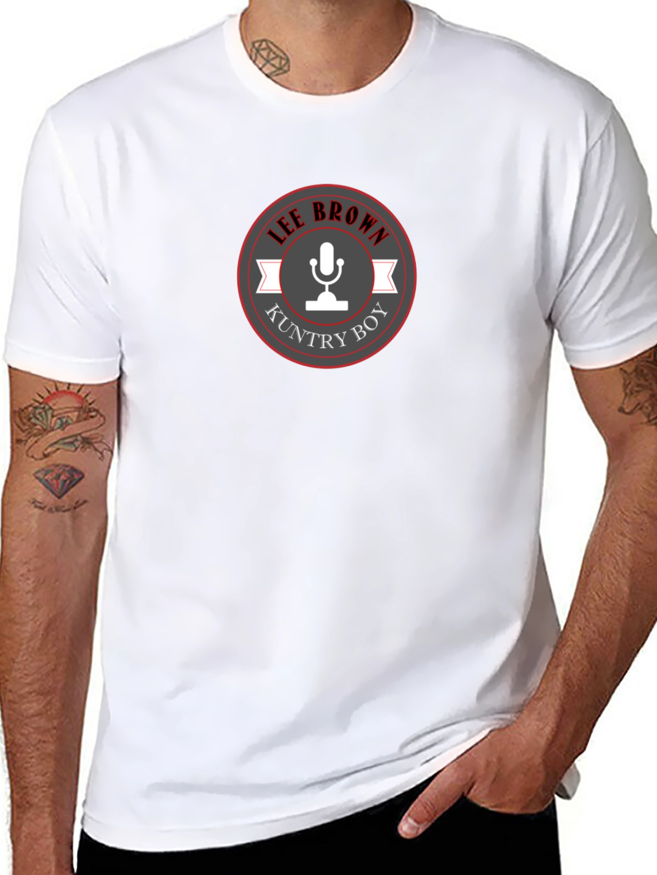 Lee Brown Kuntry Boy Black T-Shirt