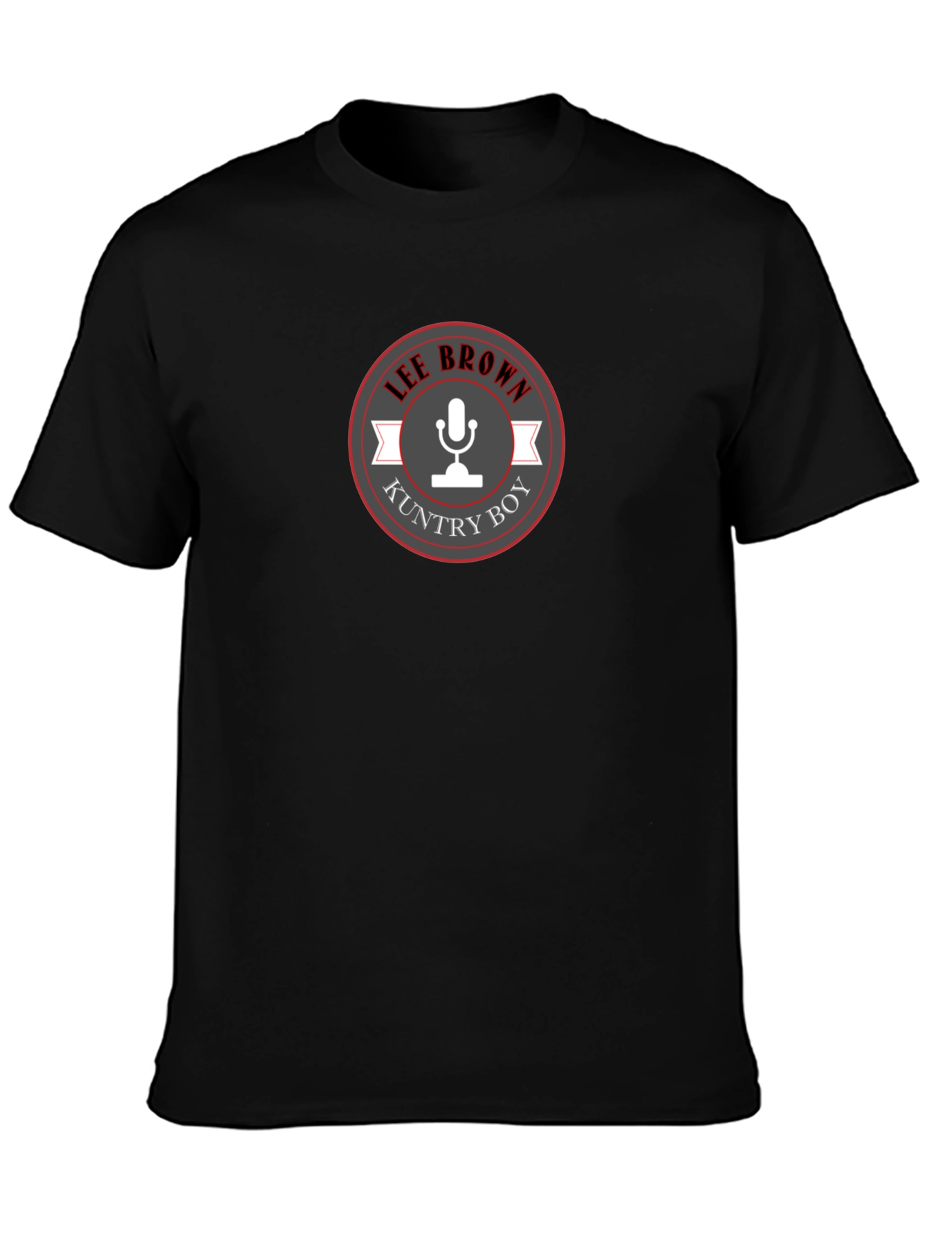 Lee Brown Kuntry Boy Black T-Shirt