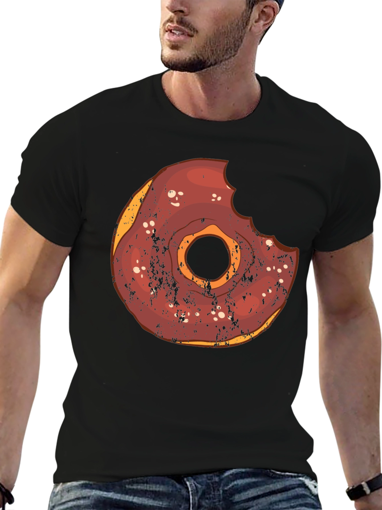 Donut Graphic Tee - Bite Taken!