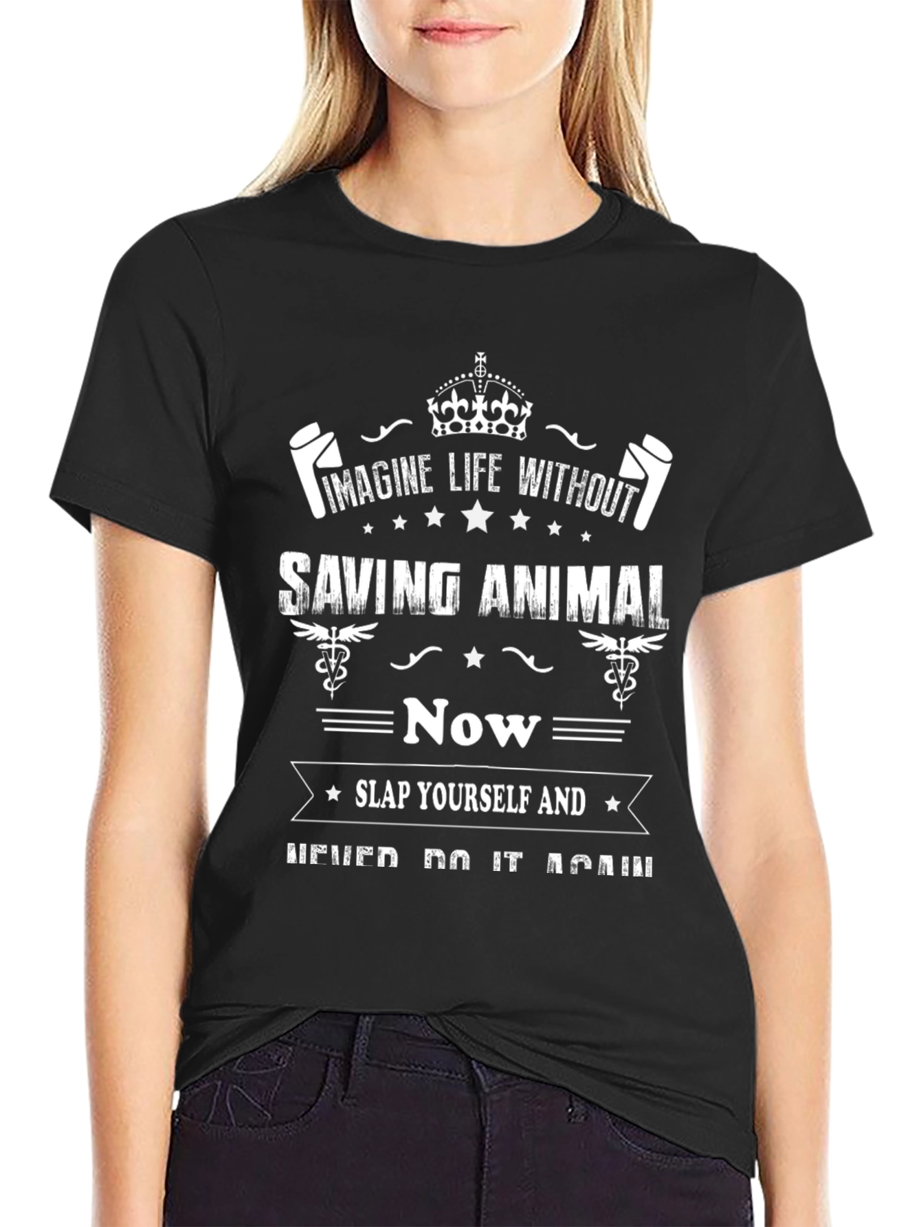 Imagine Life Without Saving Animals T-Shirt
