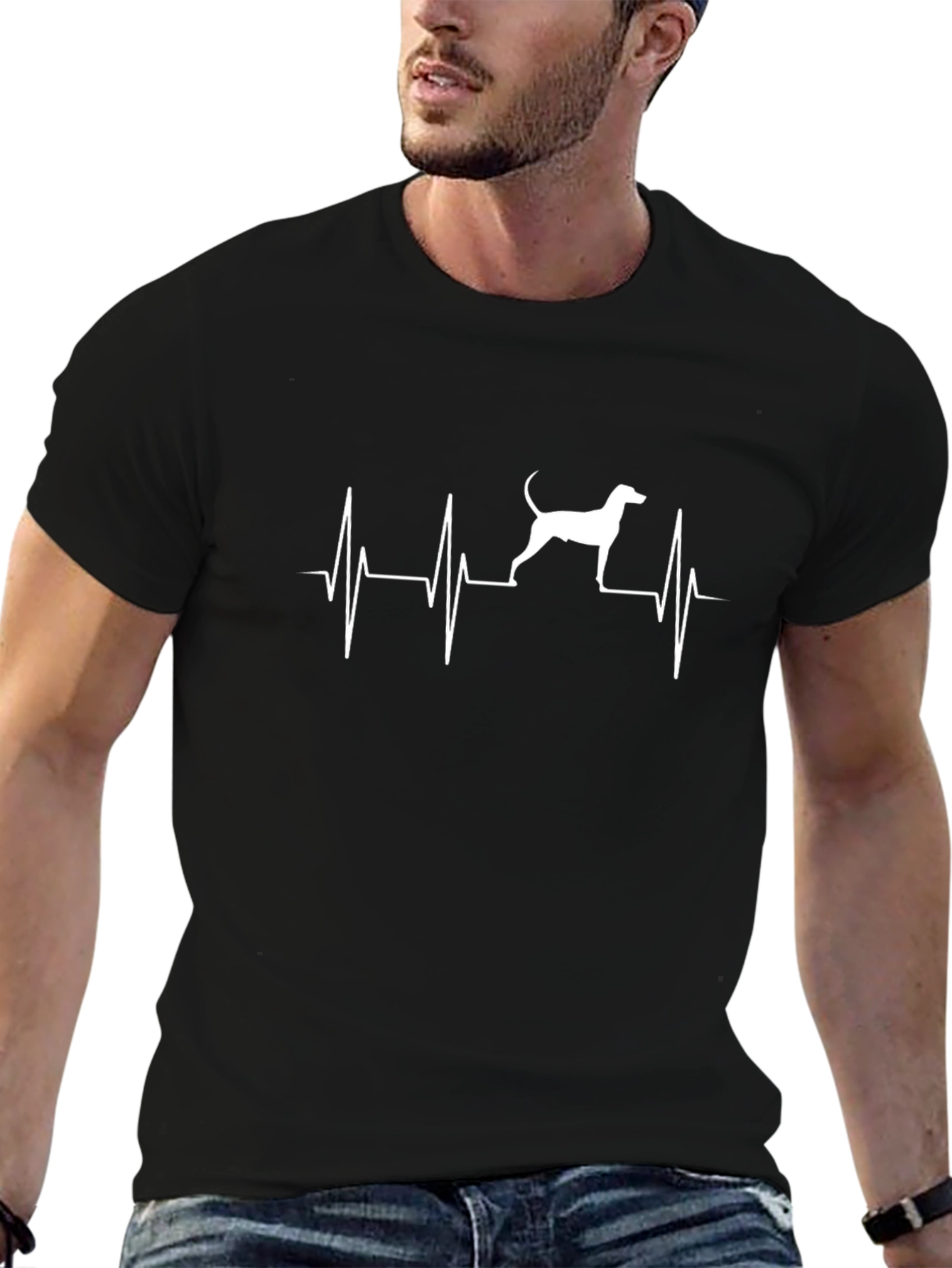 Dog Breed Heartbeat Graphic Tee