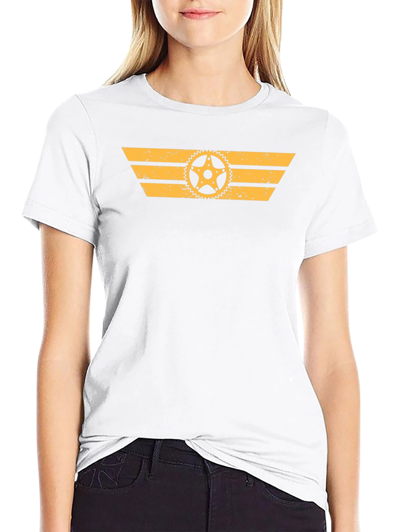Gear Graphic Print T-Shirt