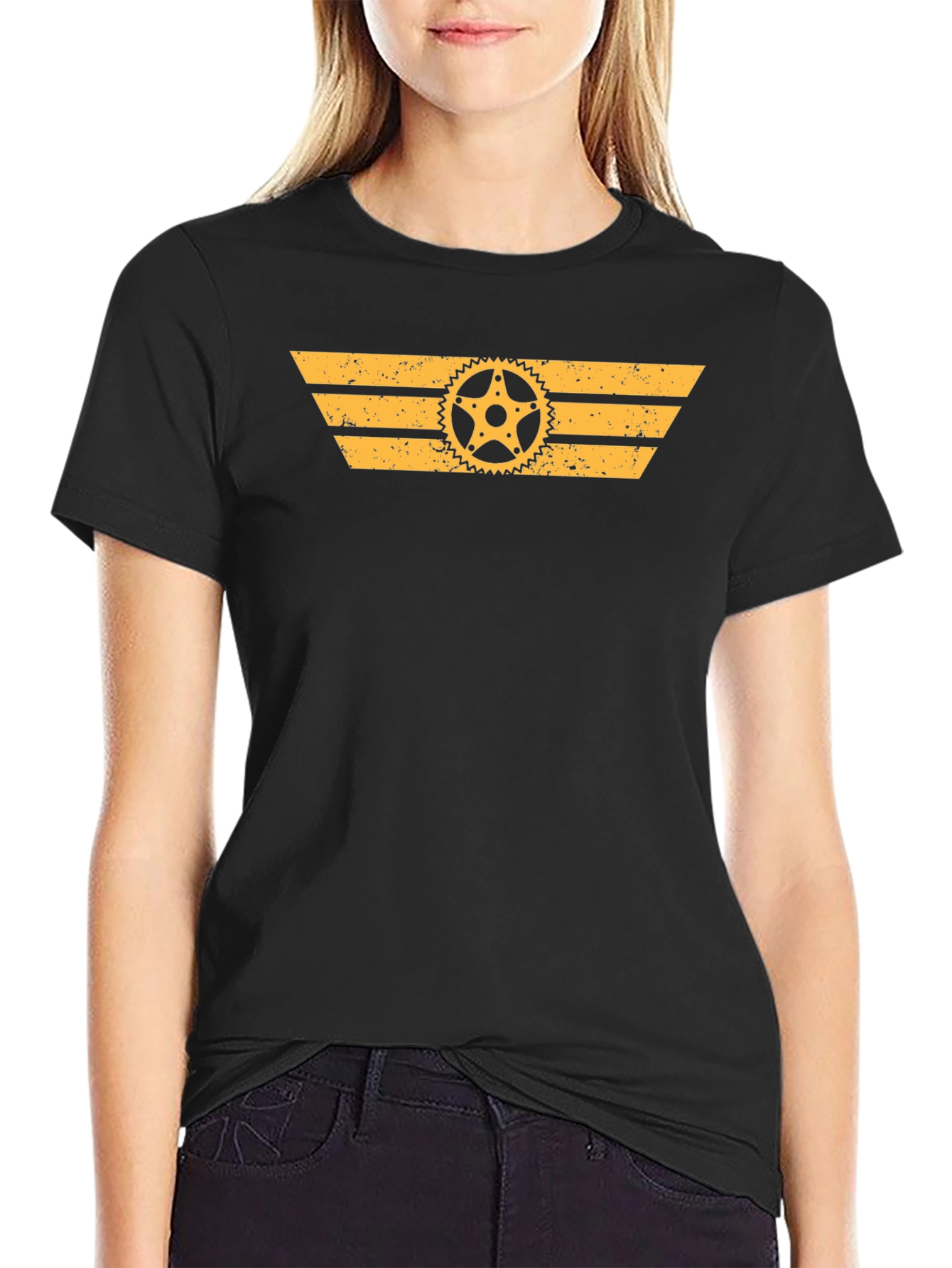 Gear Graphic Print T-Shirt