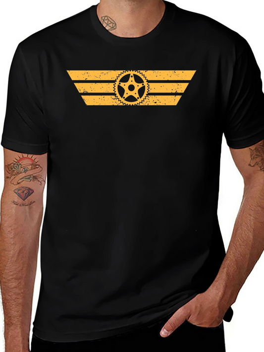Gear Graphic Print T-Shirt