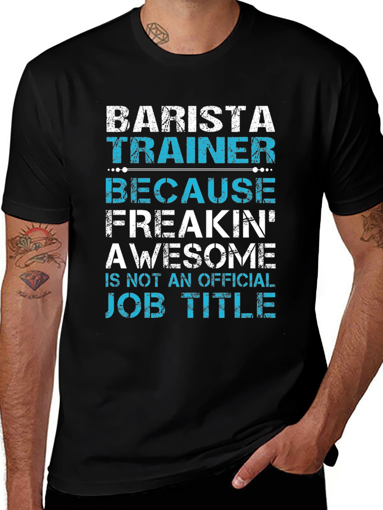 Barista Trainer Funny Job Title T-Shirt