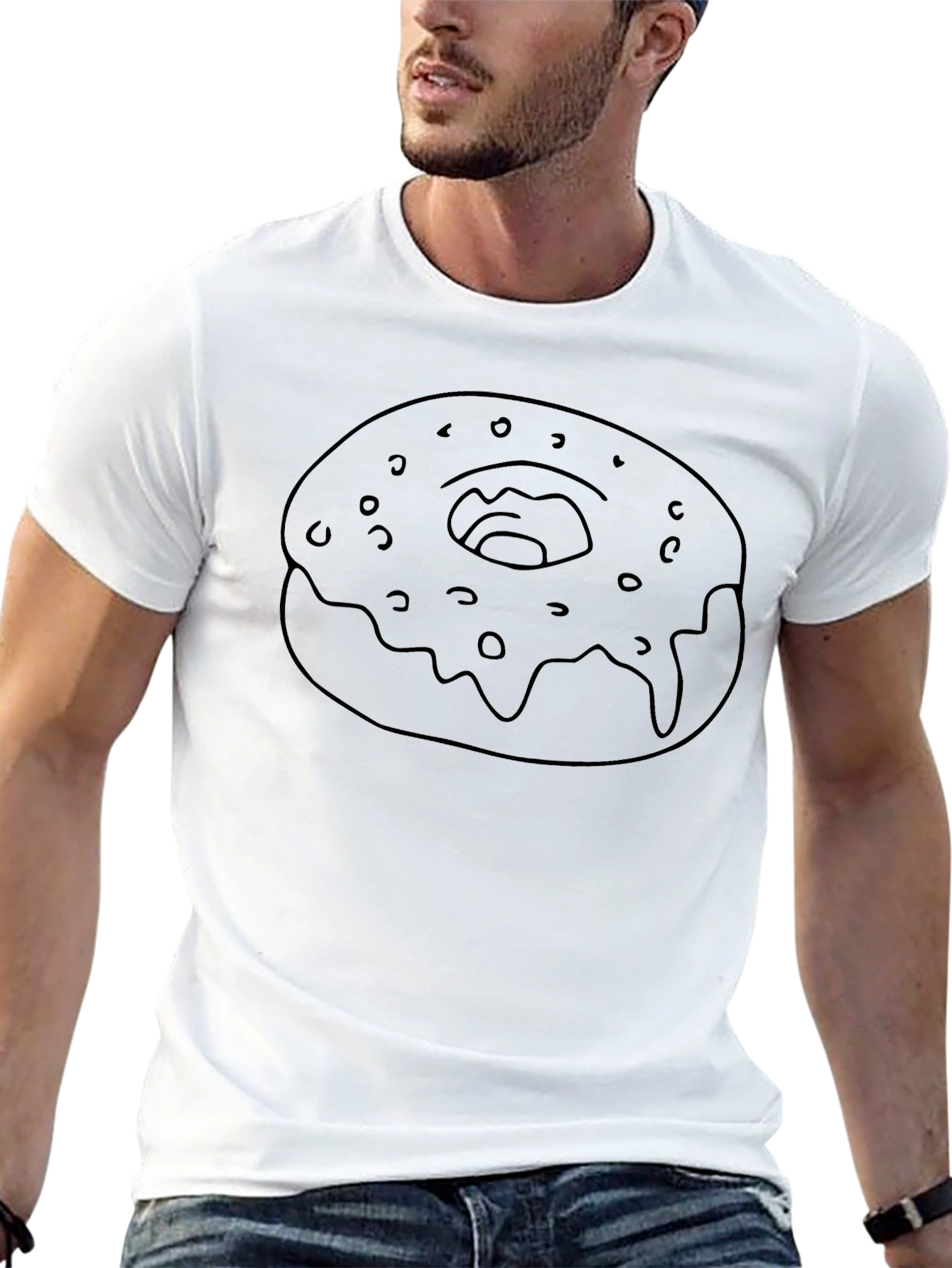 Donut Graphic Tee - Casual Style