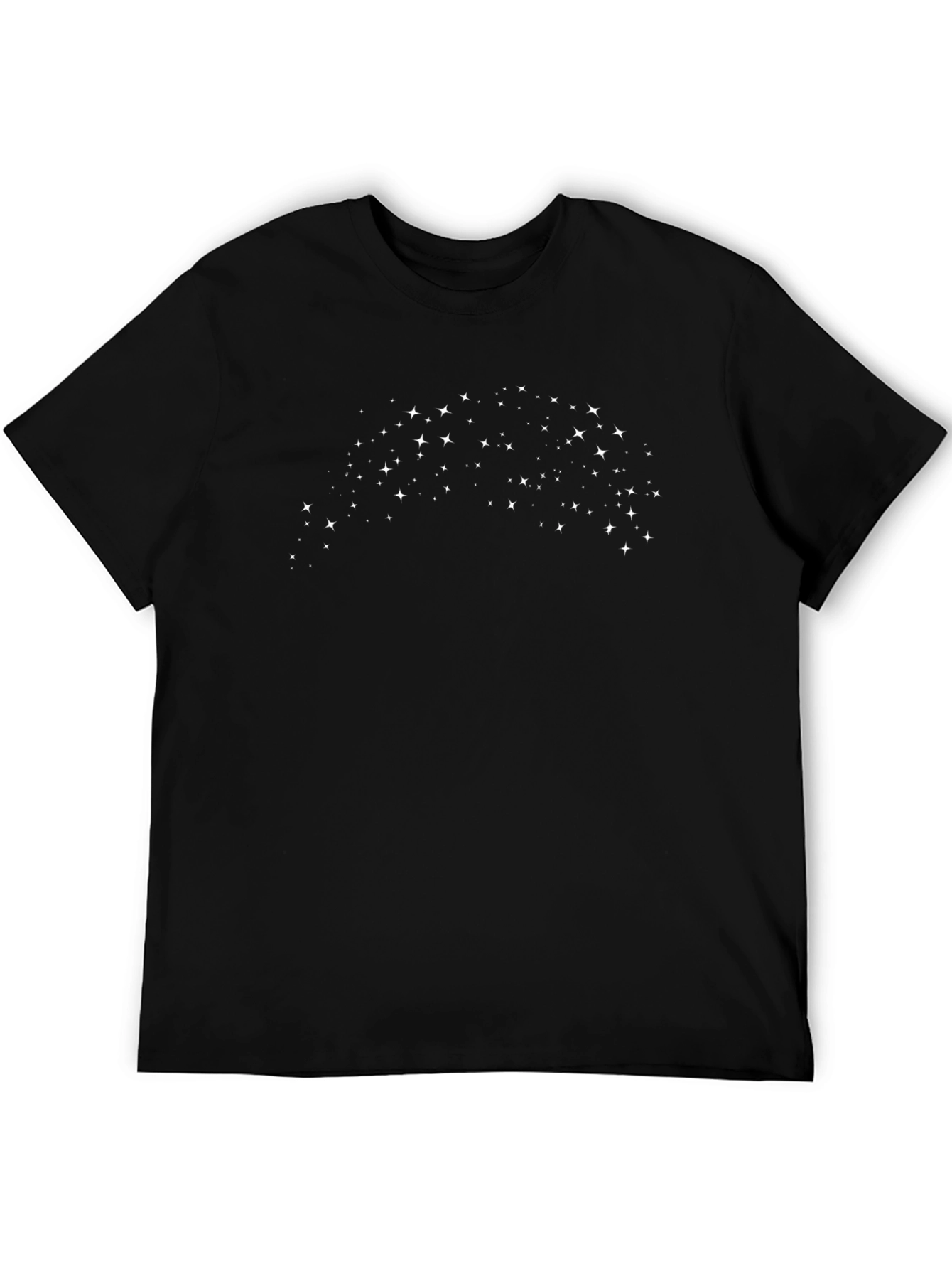 Starry Night Black Cotton Tee