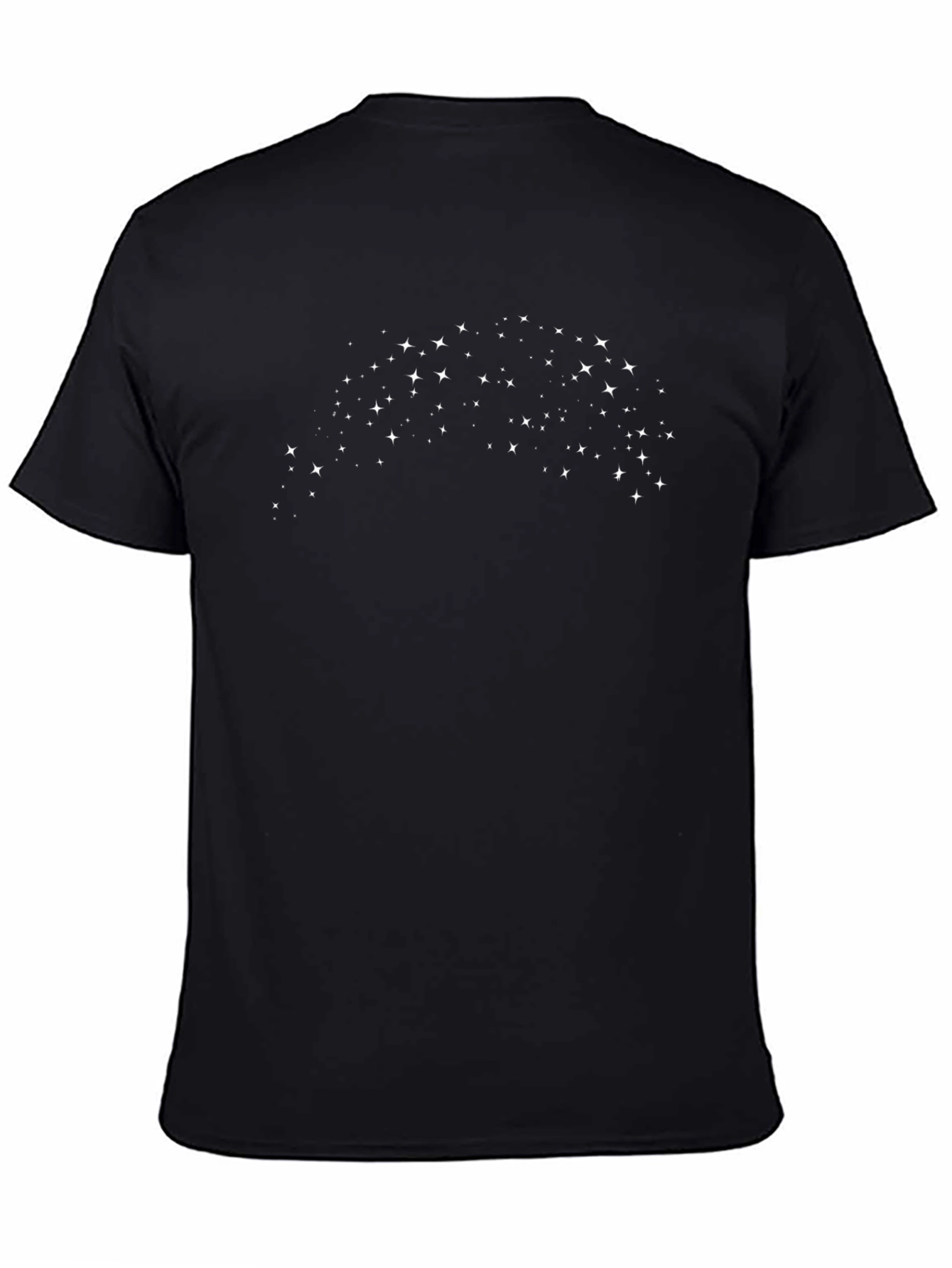 Starry Night Black Cotton Tee