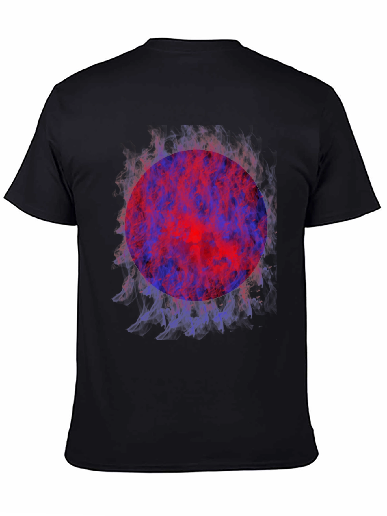 Fiery Orb Graphic Tee - Modern Style