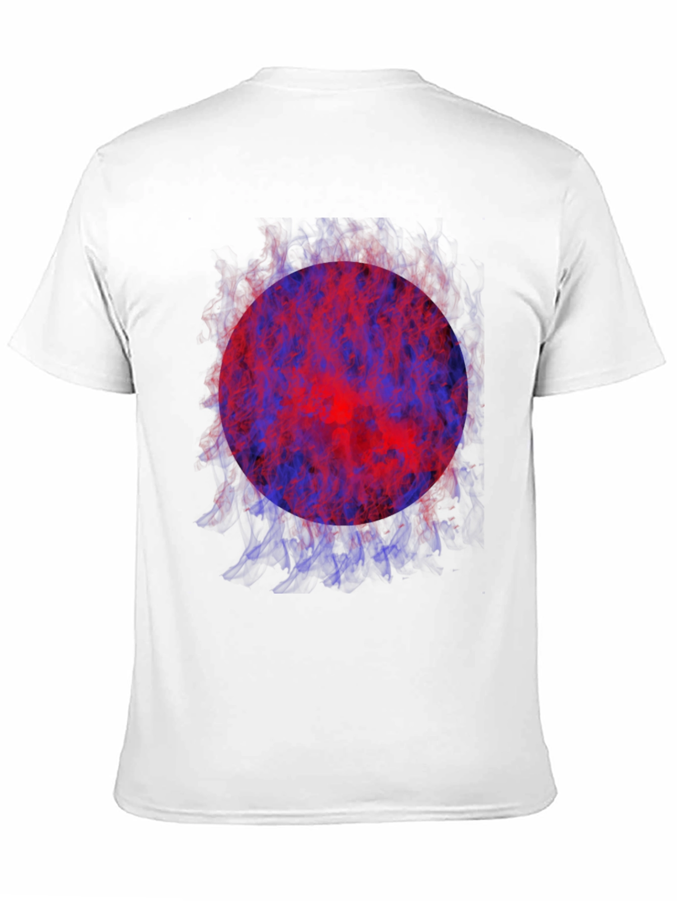 Fiery Orb Graphic Tee - Modern Style