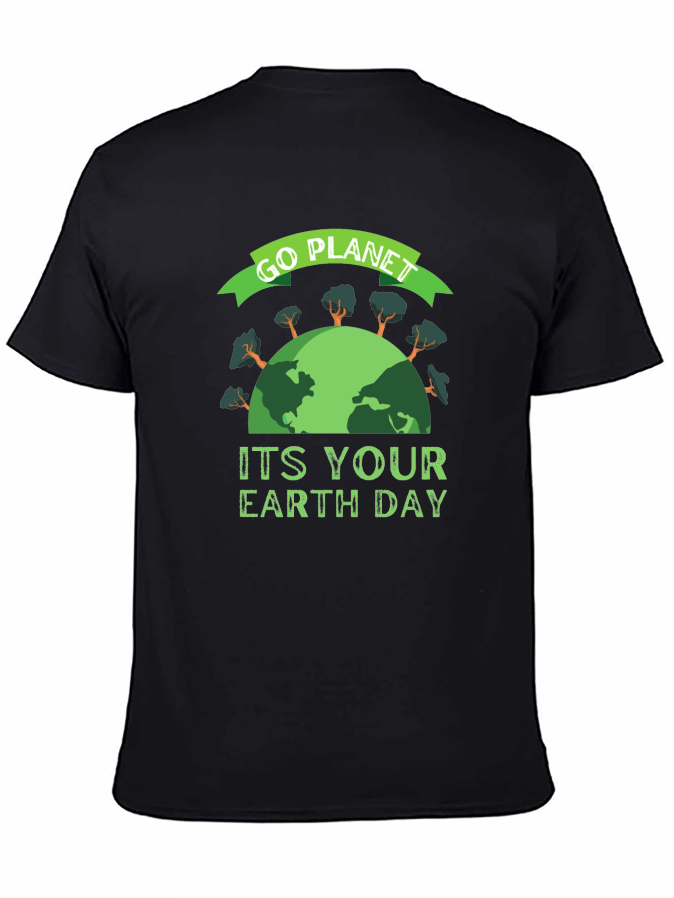Go Planet Earth Day Graphic T-Shirt