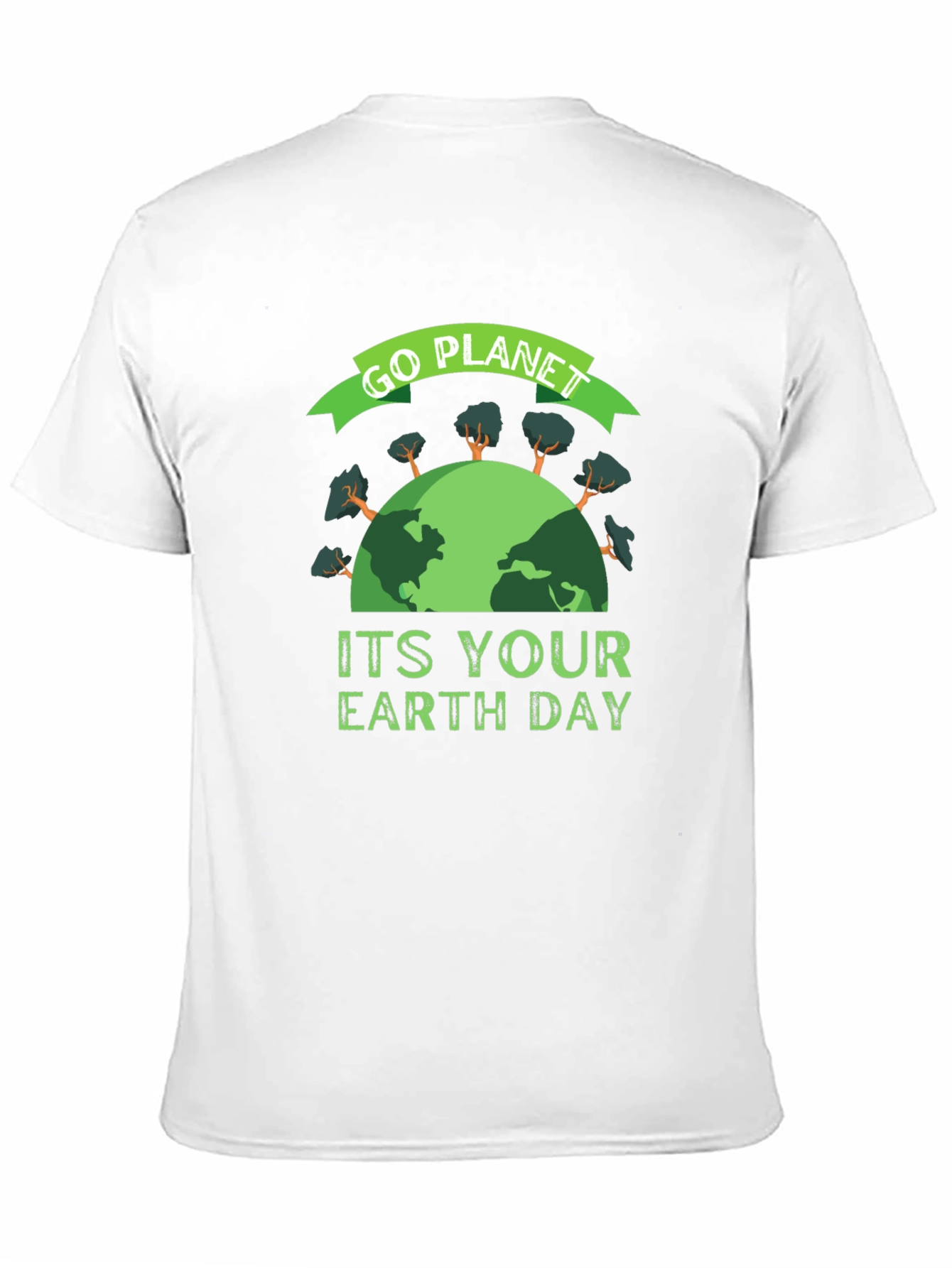 Go Planet Earth Day Graphic T-Shirt