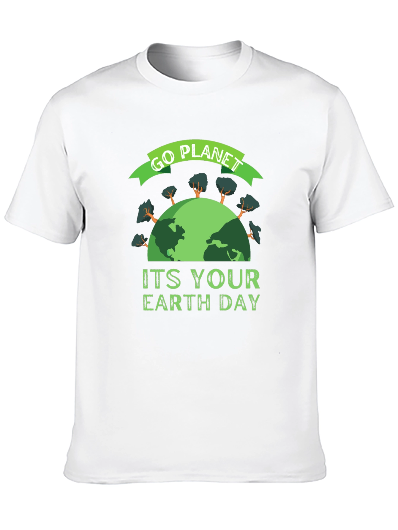 Go Planet Earth Day Graphic T-Shirt
