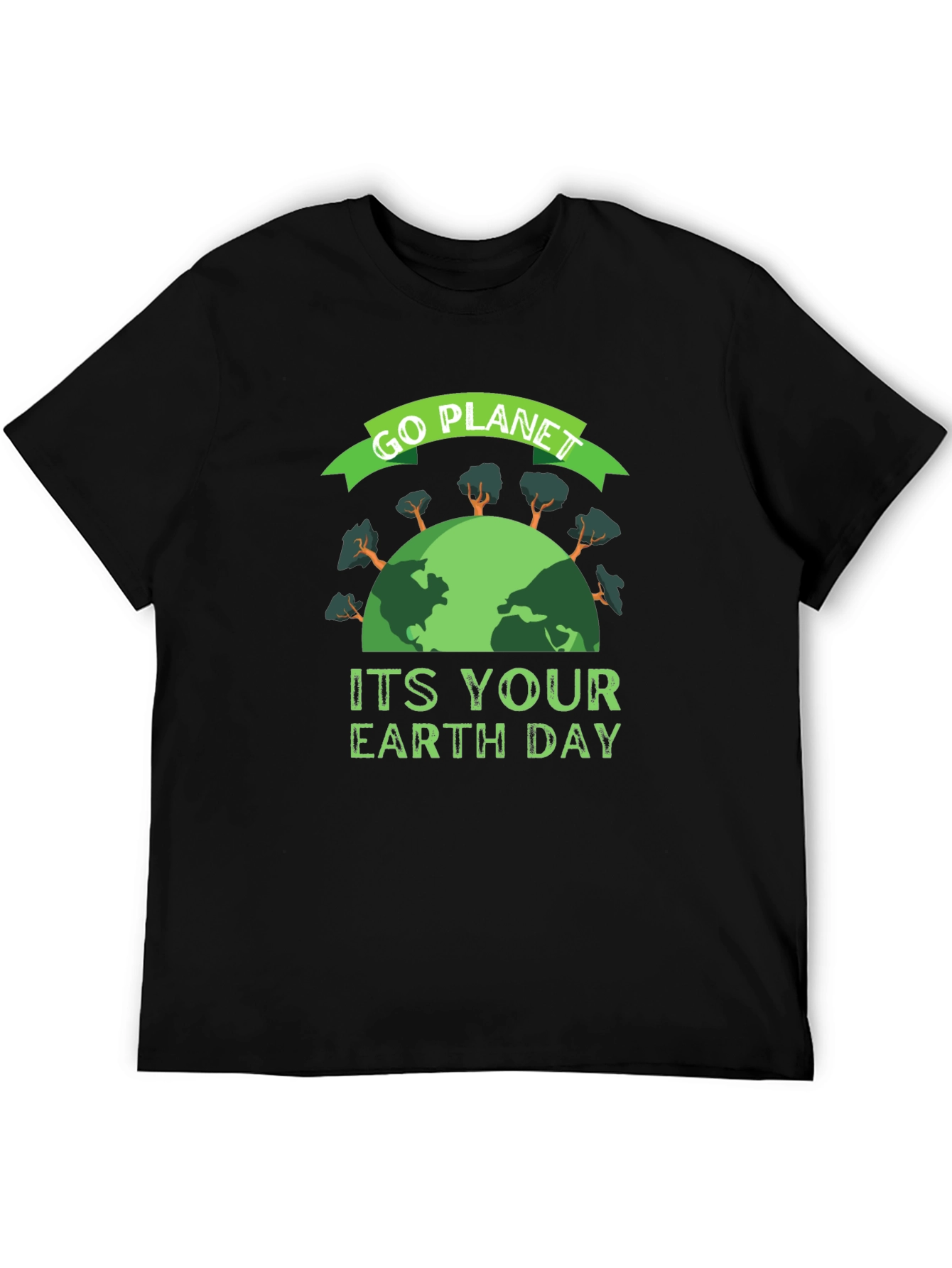Go Planet Earth Day Graphic T-Shirt