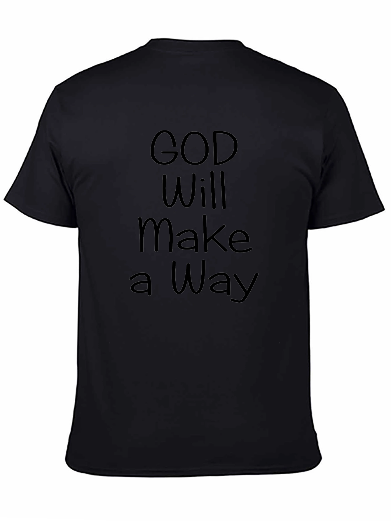 God Will Make A Way Black T-Shirt