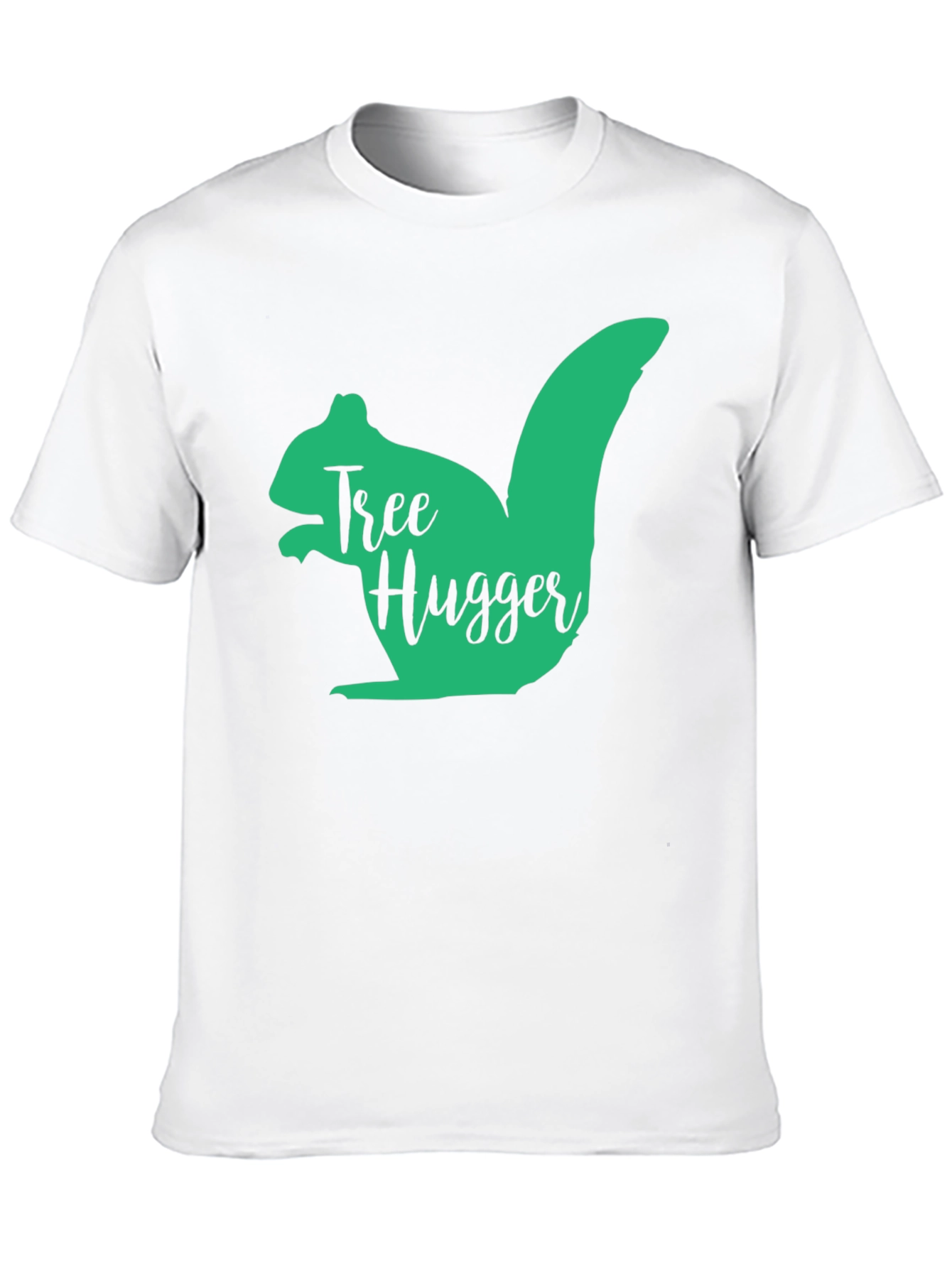 Tree Hugger Squirrel Graphic T-Shirt