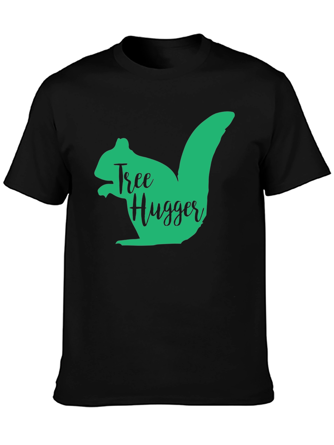 Tree Hugger Squirrel Graphic T-Shirt