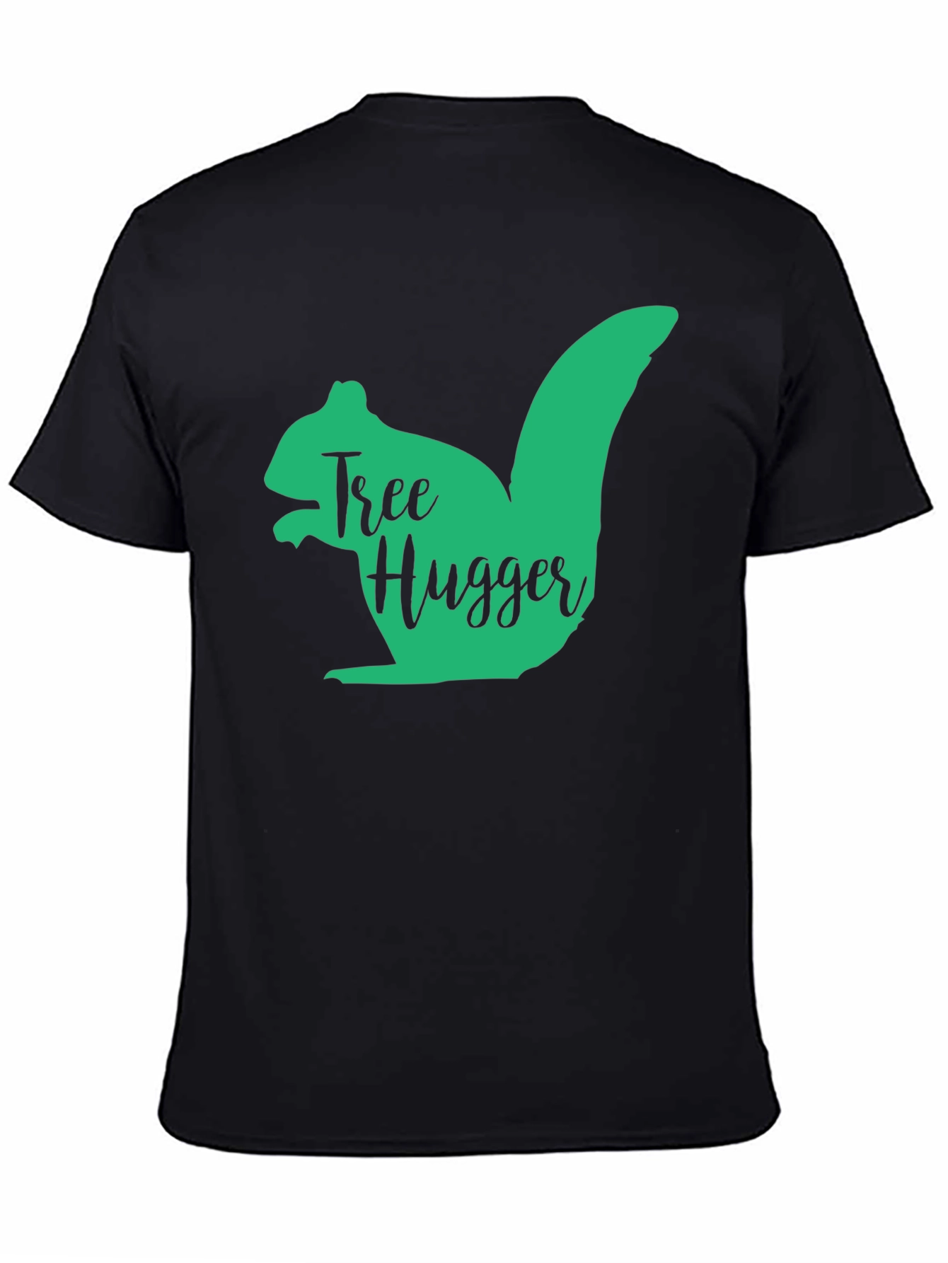 Tree Hugger Squirrel Graphic T-Shirt