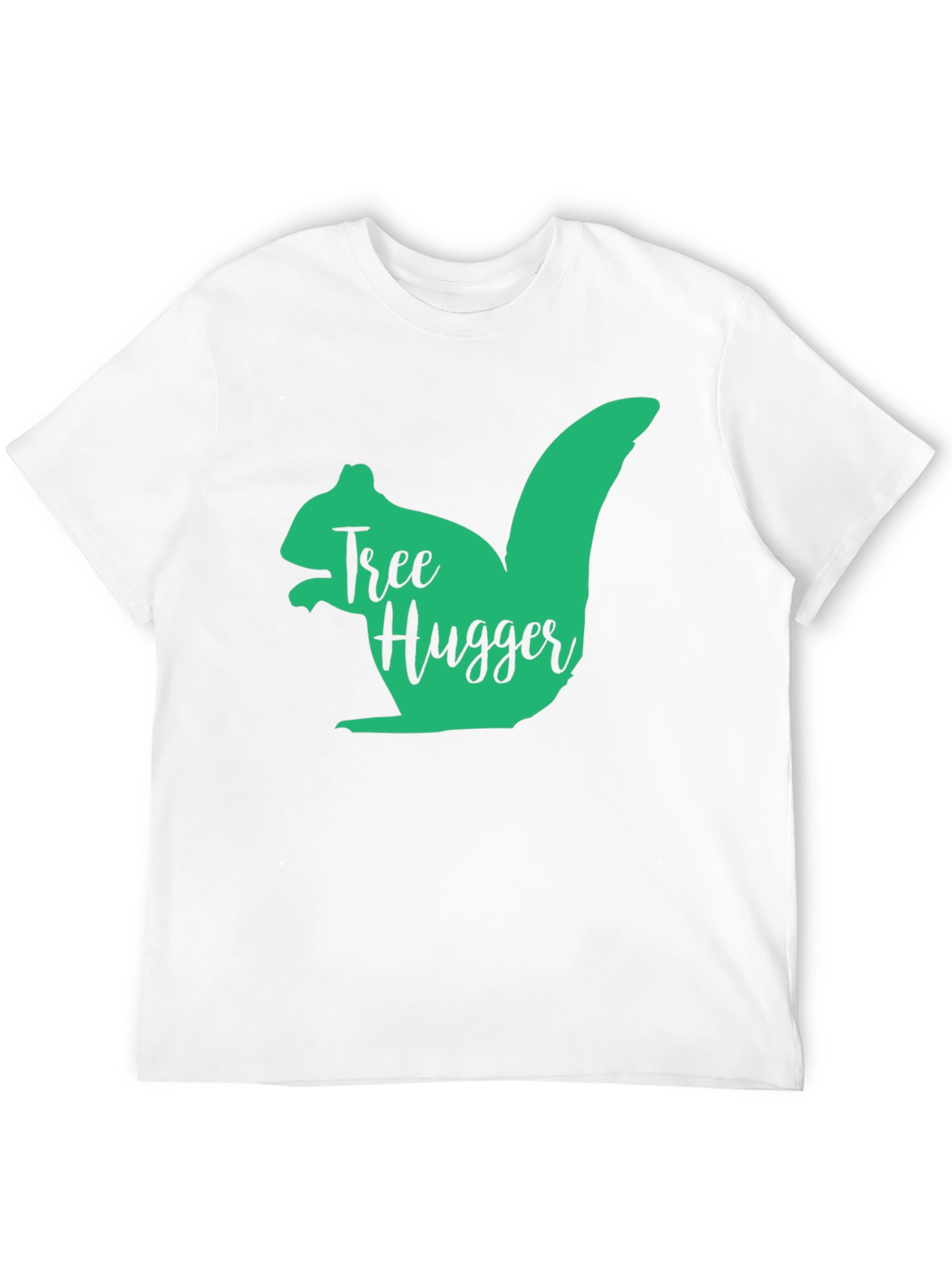 Tree Hugger Squirrel Graphic T-Shirt