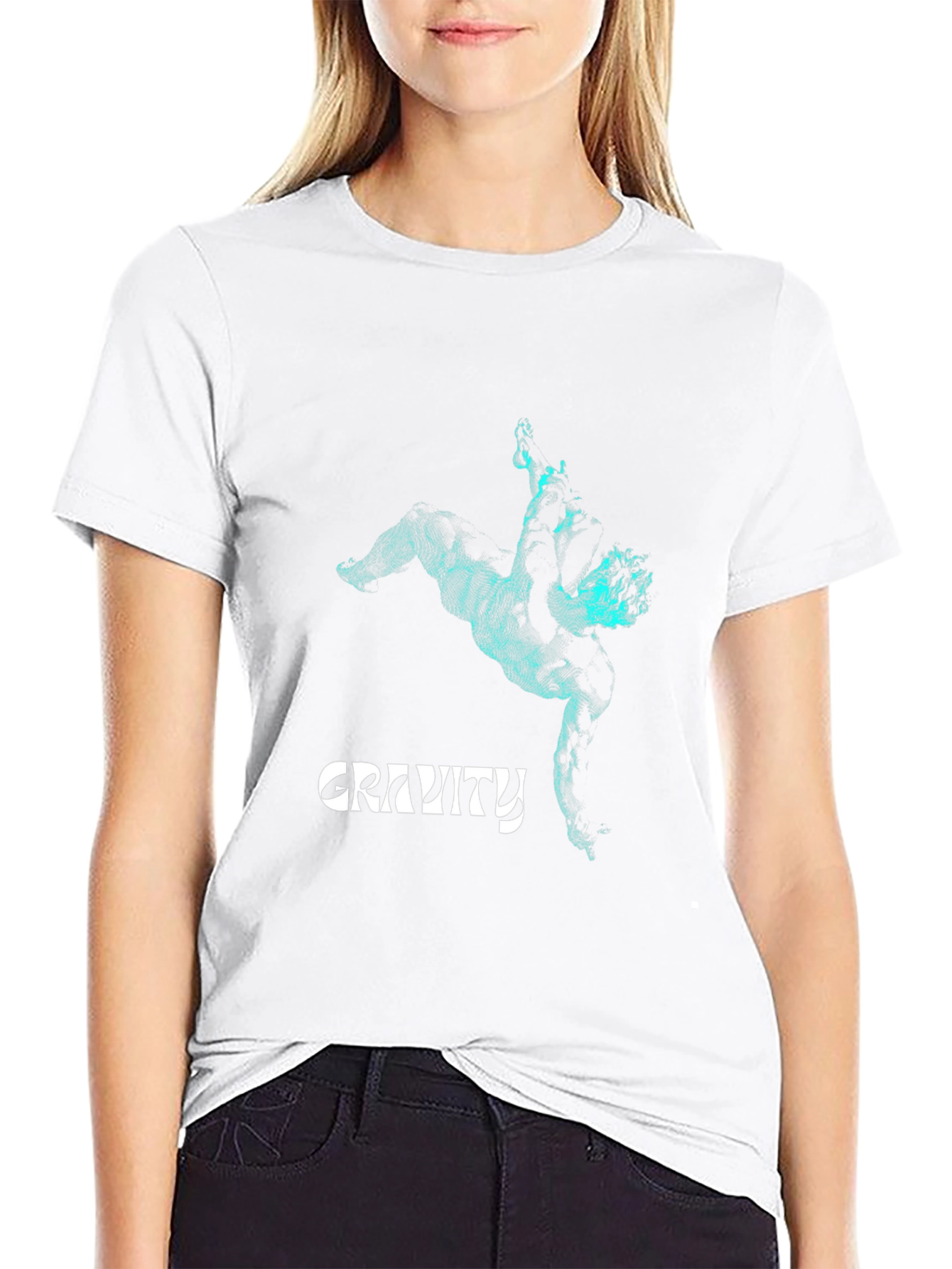 Gravity T-Shirt - Abstract Man Design