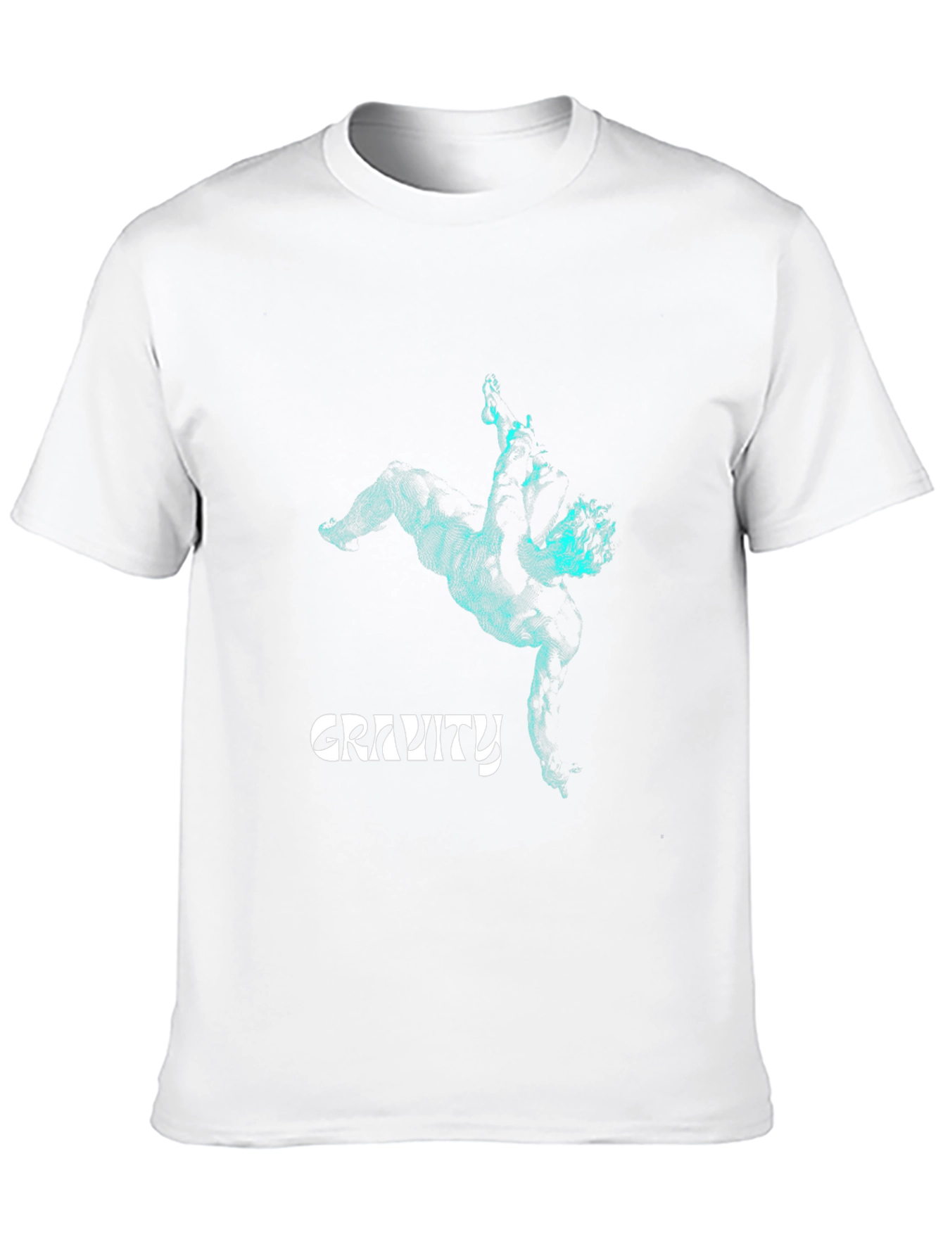Gravity T-Shirt - Abstract Man Design