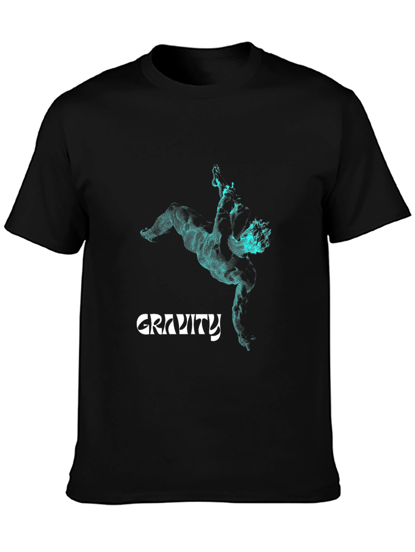 Gravity T-Shirt - Abstract Man Design