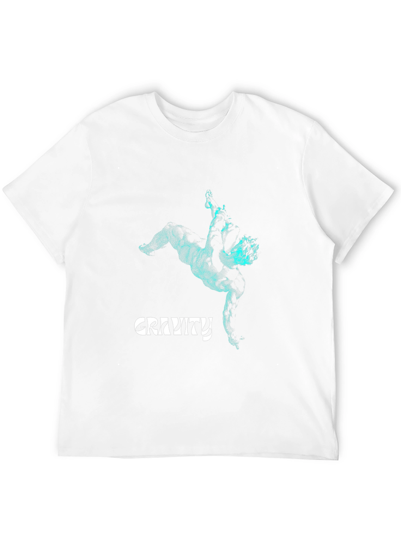 Gravity T-Shirt - Abstract Man Design