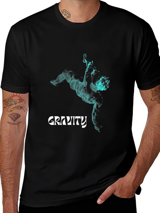 Gravity T-Shirt - Abstract Man Design