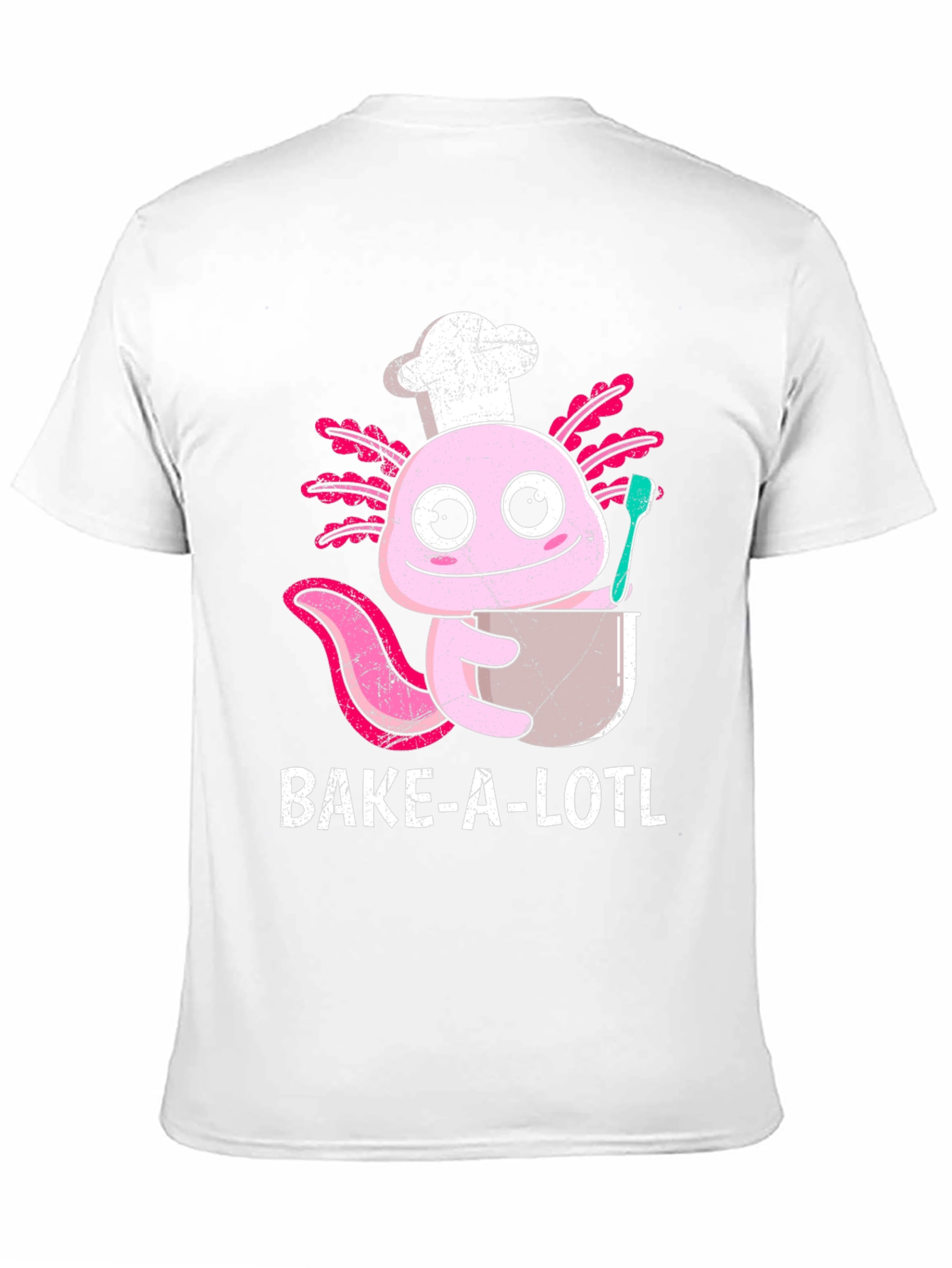 Bake-A-Lotl Funny Axolotl Chef T-Shirt