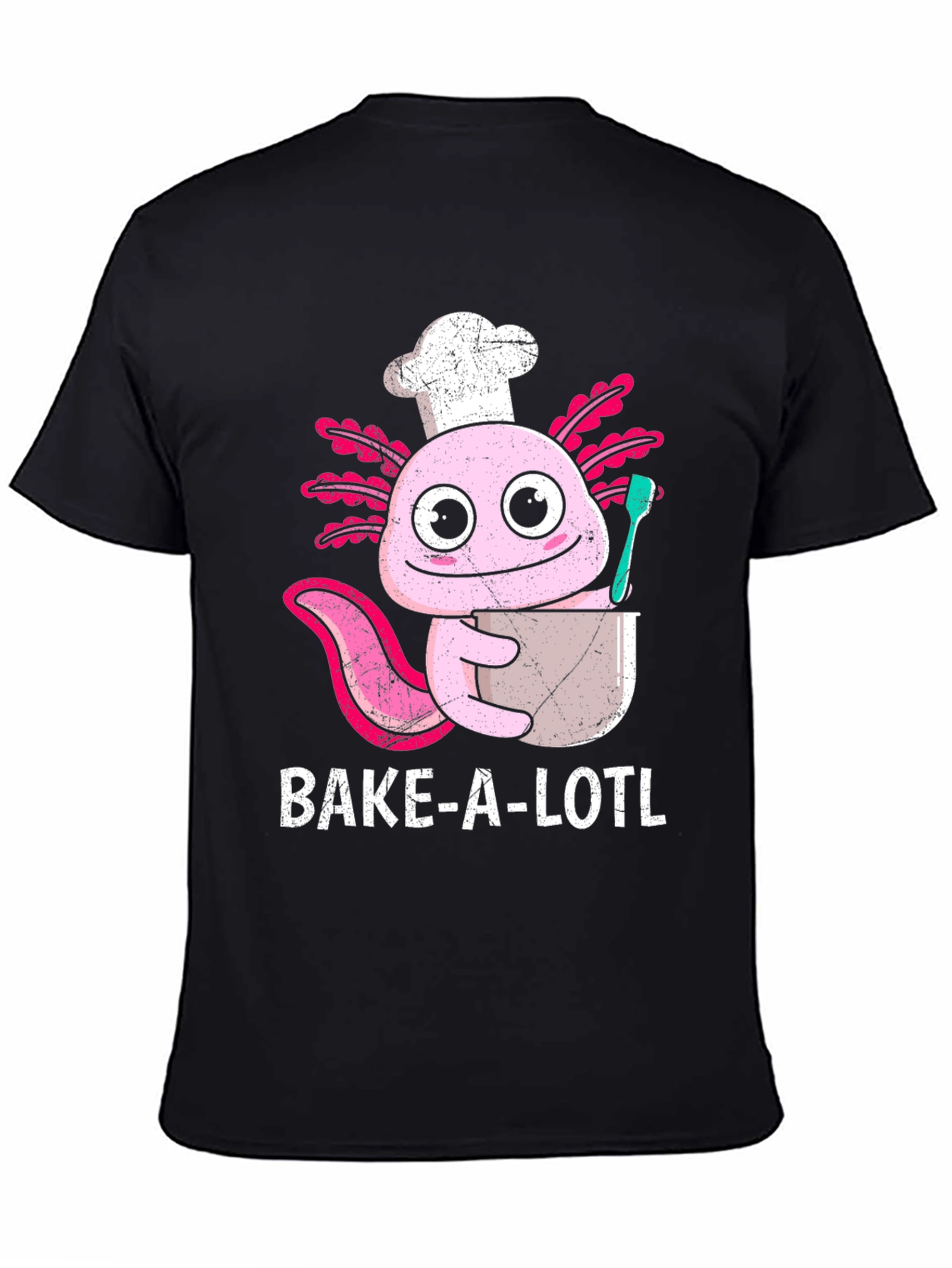 Bake-A-Lotl Funny Axolotl Chef T-Shirt