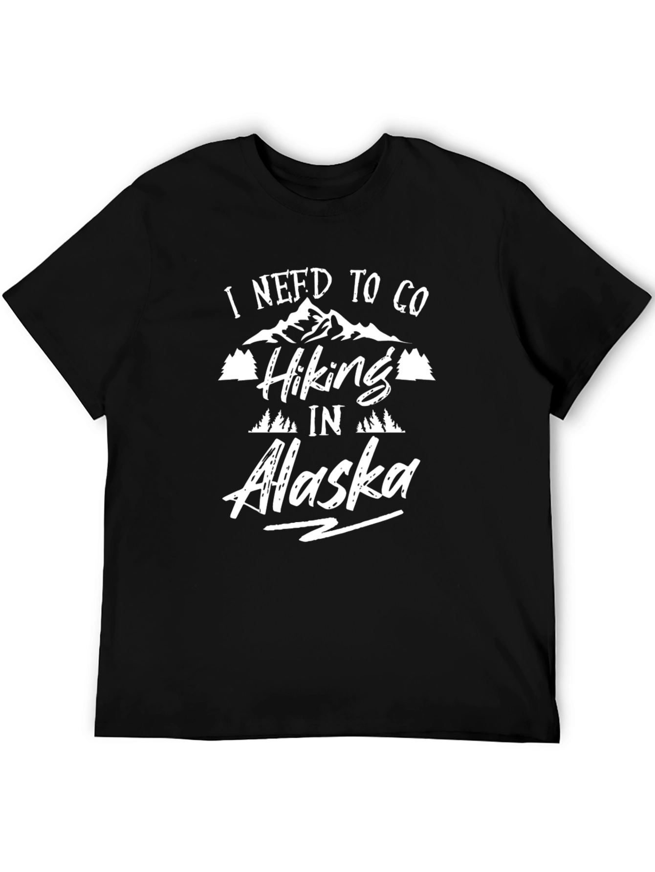 Hiking in Alaska Graphic T-Shirt