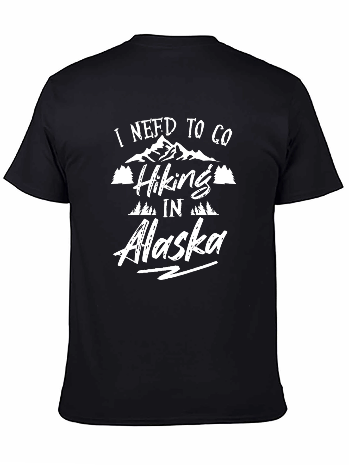 Hiking in Alaska Graphic T-Shirt