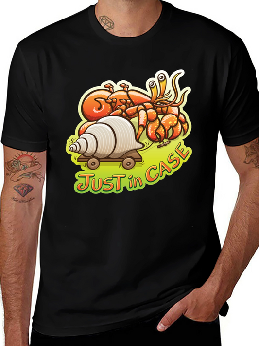 Humorous Hermit Crab T-Shirt - Just in Case Design