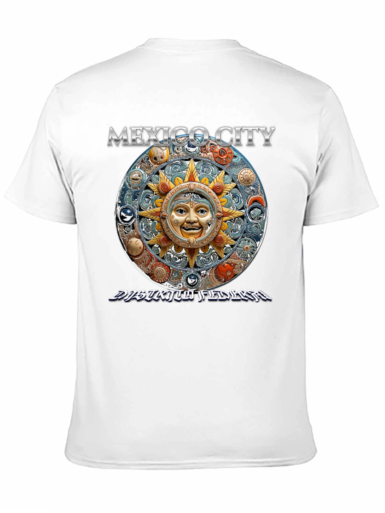 Mexico City Sun Stone Graphic Tee