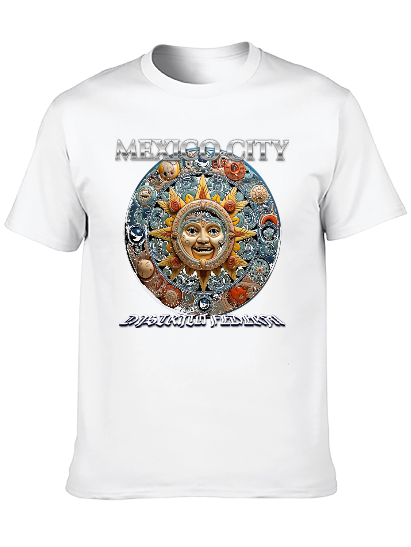 Mexico City Sun Stone Graphic Tee