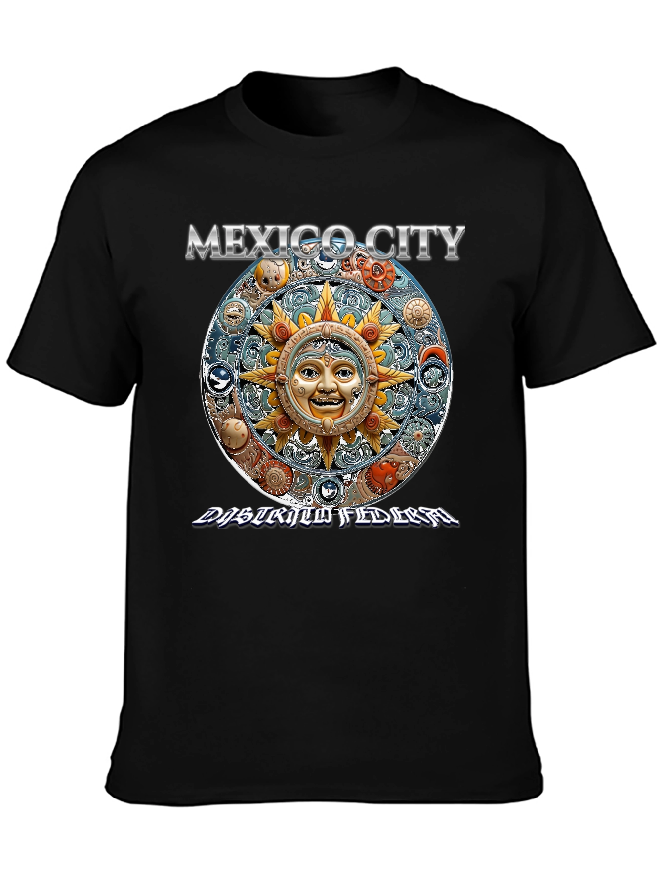 Mexico City Sun Stone Graphic Tee
